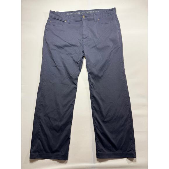 PrAna Men's Slim Fit Navy Blue Straight Leg Outdoor Pants - Size 40x29 - Picture 1 of 5
